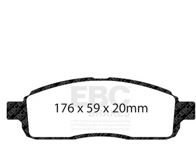 Front Brake Pad Set For 2009 Ford F150 YQ138YB - Imagem 1 de 4