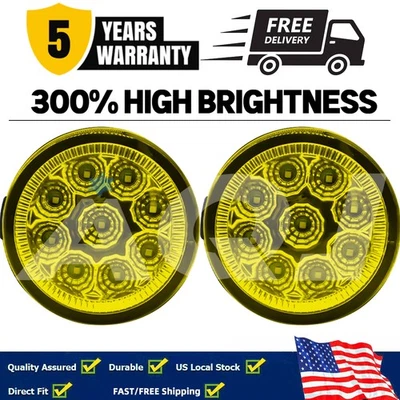 Pair LED Front Fog Light Lamp For INFINITI EX37 2013 Foto 1 de 4