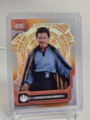 2024 Topps Star Wars High Tek #64 Lando Calrissian Orange Death Star 23/25  - Image 1 of 3