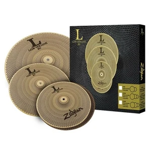 Zildjian L80 Low Volume LV348 Box Set - 13" Hi-hats, 14" Crash, 18" Crash Ride - Picture 1 of 1