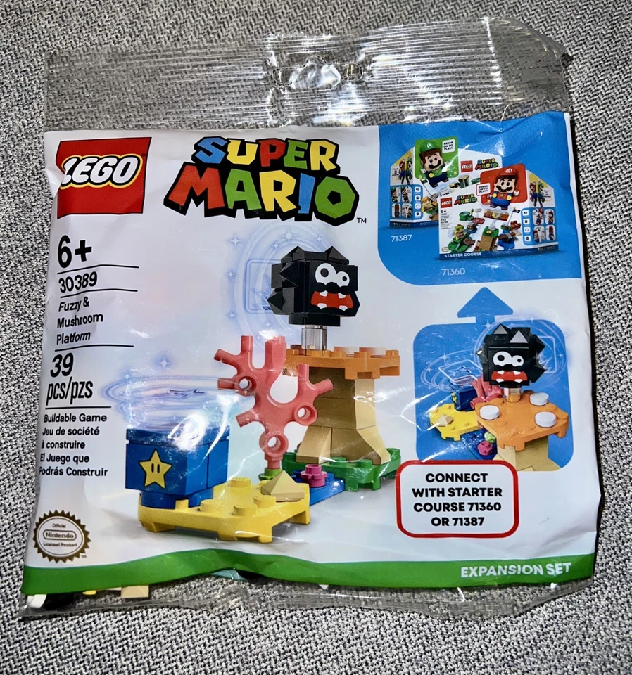 LEGO Super Mario Fuzzy & Mushroom Platform Expansion Set (30389) - Image 1 of 1