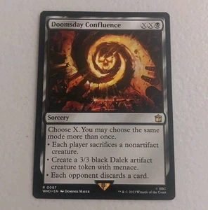 Doomsday Confluence - Doctor Who Commander MTG NM  - Picture 1 of 2