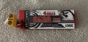 6500 Mah Coddar Racing Lipo Battery HV4S 15.2V 98.80wh 130C - Picture 1 of 9
