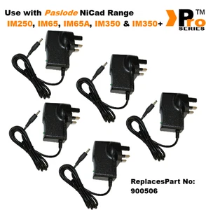 5 x Adaptador Cargador Batería AC/DC de Repuesto Paslode Spit Pulsa 240v - Imagen 1 de 2