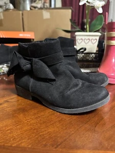 Botines Sheyna Mia Girls negros con lazo lateral tachonado 1M - Imagen 1 de 9