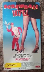 Screwball Hotel (VHS, 1989) RARE 80s Sex  Kelly Monteith MCA Video  - Picture 1 of 5