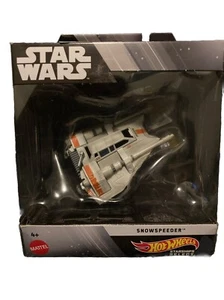 Hot Wheels Star Wars Snowspeeder - White/Black/Orange - Picture 1 of 4