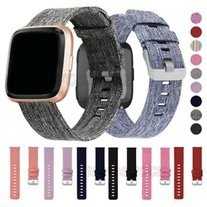 Sports Nylon Woven Armband Für Fitbit Versa 2 / Versa Lite Ersatz Uhrenarmband - Bild 1 von 71