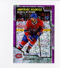 2020-21 O-Pee-Chee Platinum Alex Belzile #187 Marquee Rookies Violet Pixels /399