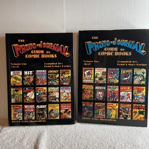 THE PHOTO-JOURNAL GUIDE TO COMIC BOOKS VOL 1 A-J & VOL 2 K-Z ERNST & MARY GERBER - Picture 1 of 24