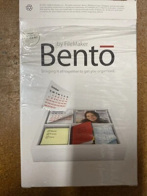 Bento by FileMaker Sealed CD Software for Mac - Image 1 of 4