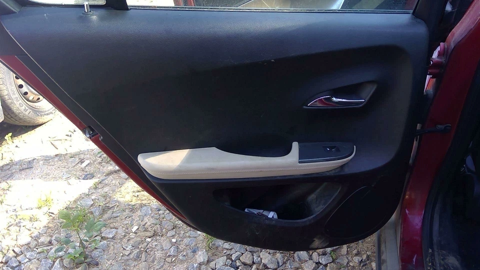2011-2015 Chevy Volt Left Rear Door Panel Leather Black Color OEM 22778411 - Image 1 of 1