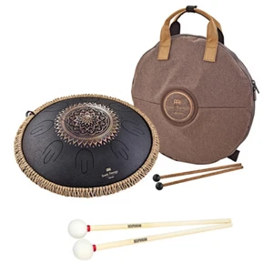 Tambor de lengua de acero MEINL Sonic Energy OSTD1BKE + palos keepdrum mazos - Imagen 1 de 7