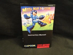 Custom Fan Art Mega Man Soccer Super Nintendo SNES Manual-Booklet Only Free SHIP - Picture 1 of 4