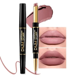 evpct 1Pcs Light Nude Beige Matte Lip Liner and Lipstick Combo Set Kit for - Picture 1 of 6