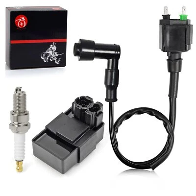 CDI Box Ignition Coil Spark Plug For HONDA CRF100F CRF80F XR80R XR100R 1992-2013 - Image 1 of 4