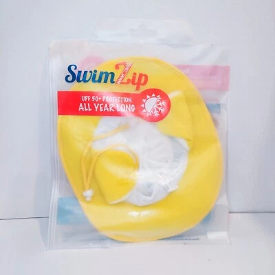 NUEVO CON ETIQUETAS SwimZip Niños Ala Ancha Sombrero para el Sol UPF 50+ Protección para Bebé 6-24 Meses Foto 1 de 4