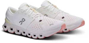 ON Cloud Brand X 4 White/Pink Women's Running Shoes NEW 2024 - Picture 1 of 5