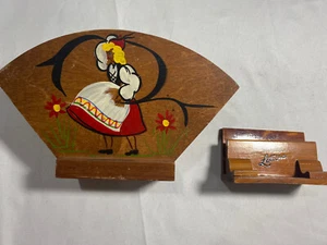Wood Plate and Letter Holder - Picture 1 of 10