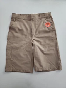 NEW! NWT Children's place Boys Uniform Hybrid Quick Dry Chino Shorts Flax Khaki - Picture 1 of 1