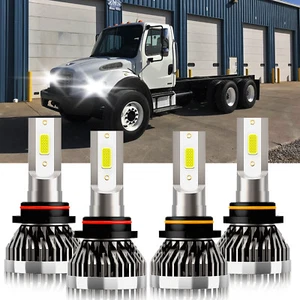 Para Freightliner M2 106 2002-2019 6000K Bombillas LED haz alto bajo brillante - Imagen 1 de 12