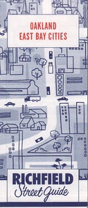 1960 Richfield Road Map: Oakland East Bay Cities NOS - Bild 1 von 1