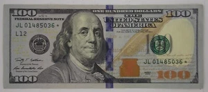 2009 $100 STAR ✯ FRN - San Fran FRB JL01485036* - Lightly Circulated Condition - Picture 1 of 6