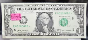 VERY RARE FROM SHEET 2017 A $1.00 STAR NOTE VERY RARE LOW RUN 250K GOOD COND - Picture 1 of 2