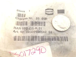 Harting HAN10B-GS-R-21 Connector/Connectors - Picture 1 of 2