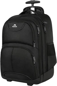 Wheeled Backpack, 18 Inch Laptop Backpack with Wheels for College, Rolling Tr... - Picture 1 of 1