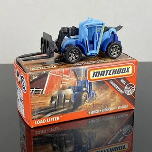 Matchbox Mattel 2020 Power Grabs 19/100 Load Lifter blue BOXED - Imagen 1 de 2