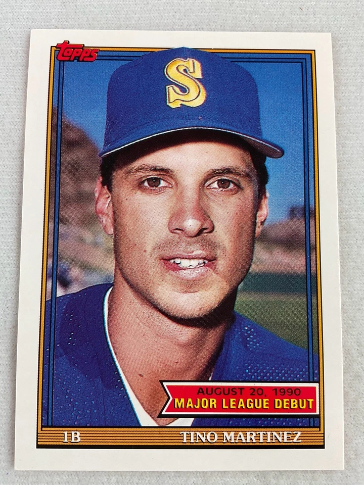 1990 Topps Major League Debut Card #099-Tino Martinez, Seattle Mariners - Image 1 of 1