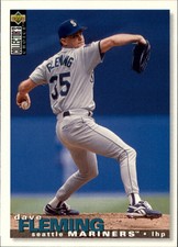1995 Collector's Choice Seattle Mariners Baseball Card #293 Dave Fleming