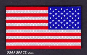 AUTHENTIC US MILITARY IR INFRARED REFLECTIVE Reverse Facing COLOR US FLAG PATCH - Picture 1 of 5