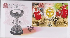 2005 JERSEY Football Association & Muratti Vase Centenary £2 M/S SG MS1201 FDC - Picture 1 of 1