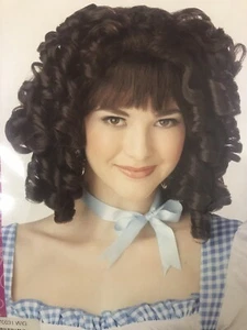 Curly Dark Brown Costume Wig Sugar N Spice Halloween - Picture 1 of 1