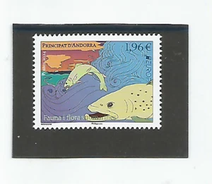 franz. Andorra Europa 2024 Fauna y Flora Subacuática MNH. - Imagen 1 de 1