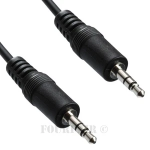 6ft 1/8" 3.5mm Stereo Audio Headphone Cable Cord Male to Male M/M MP3 Aux PC - Picture 1 of 1