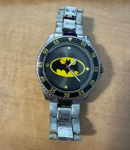 Batman Men’s Watch – Accutime – Stainless Steel – Needs Battery – DC Comics Logo - Picture 1 of 8