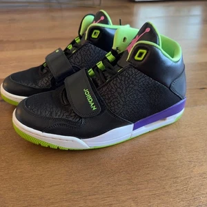 Nike Air Jordan Flight Club 90s Herren Größe 8 schwarz grün lila pink - Bild 1 von 10