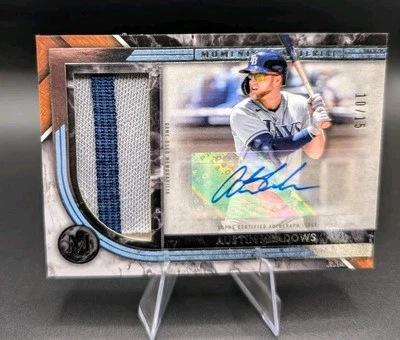 Colección Museo Topps 2022 Austin Meadows/15 parche jumbo usado en juegos automático Foto 1 de 2