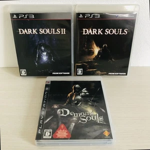 PS3 Dark Souls & Dark Souls 2 & Demons Souls Sony Playstation 3 Japan ver Tested - Picture 1 of 24