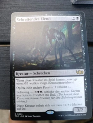Spielefertiges Magic The Gathering Deck Schwarz Schrecken U. Elfen Einsteiger - Bild 1 von 2