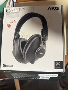 AKG K371-BT Over-Ear, Closed-Back Foldable Studio Headphones with Bluetooth Blk - Photo 1 sur 3