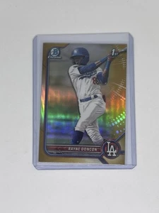 2022 Bowman Rayne Doncon #BCP-202 1st Chrome Gold Refractor #BCP-202 21/50 LAD - Picture 1 of 2