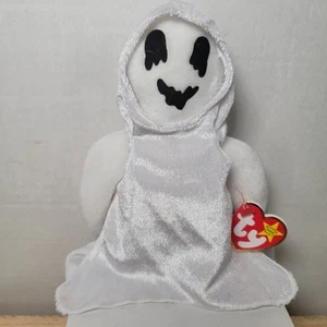 Vintage Rare Error TY Beanie Babys White Ghost "Sheets" - Neu mit Etikett - Bild 1 von 9