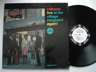 JOHN COLTRANE Live At The Village Vanguard Again IMPULSE '66 Mono PROMO LP RVG - Image 1 of 4