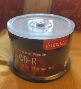 CD-R 50 pack Inkjet Printable 700MB 52x (100+ multiple packs available!) *NUOVO* - Bild 1 von 2