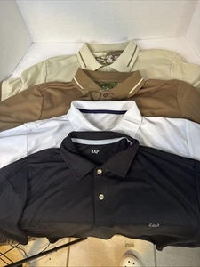 Pack de cuatro polos camisa hombre grande manga corta - Imagen 1 de 5
