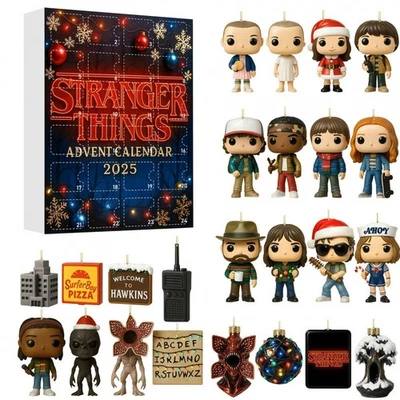 2025 Christmas Advent Calendar 24 Days Countdown For Stranger Things Gift - Image 1 of 4